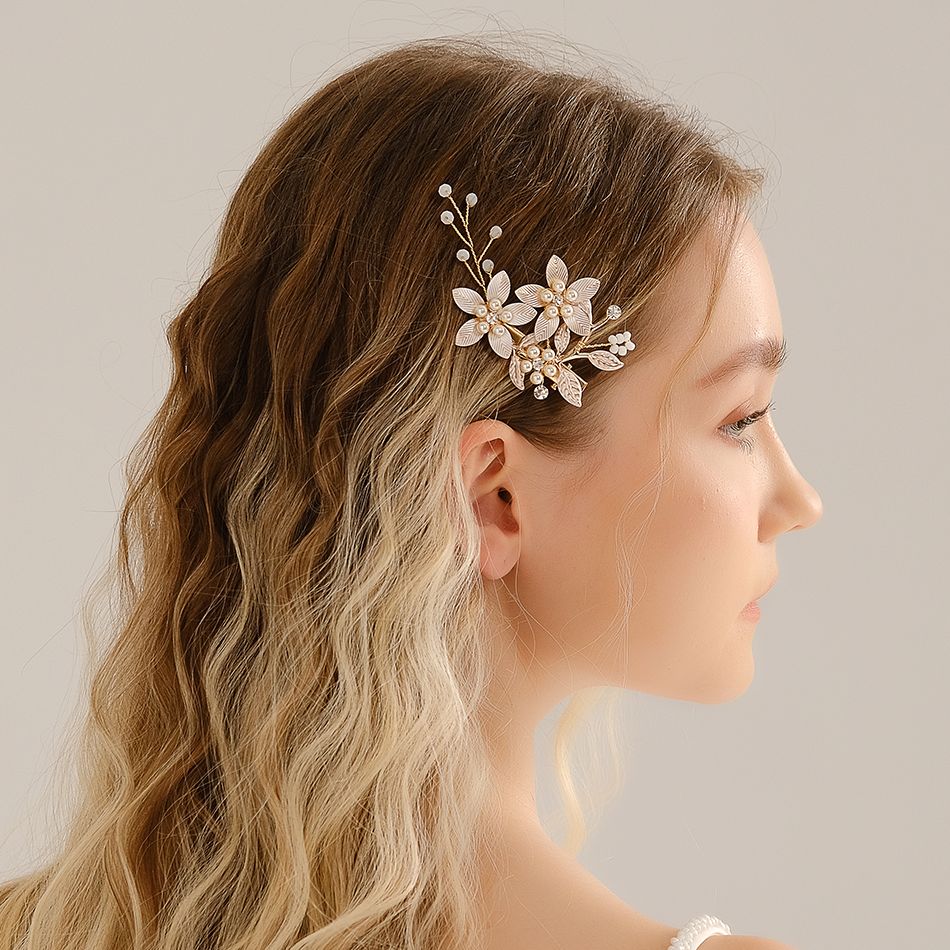 Handmade Pearl Flower Hair Cli - Hanbok Hair Pin avaliação e preço
