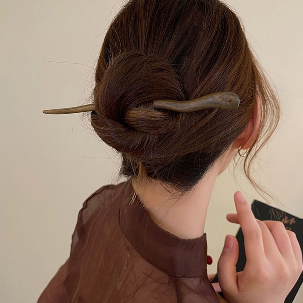 Estilo chinês elegante madeira - Hanbok Hair Pin avaliação e preço