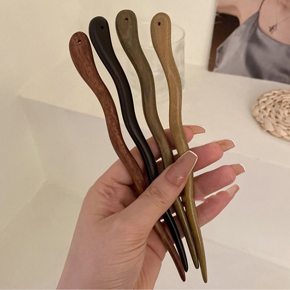 Estilo chinês elegante madeira - Hanbok Hair Pin avaliação e preço