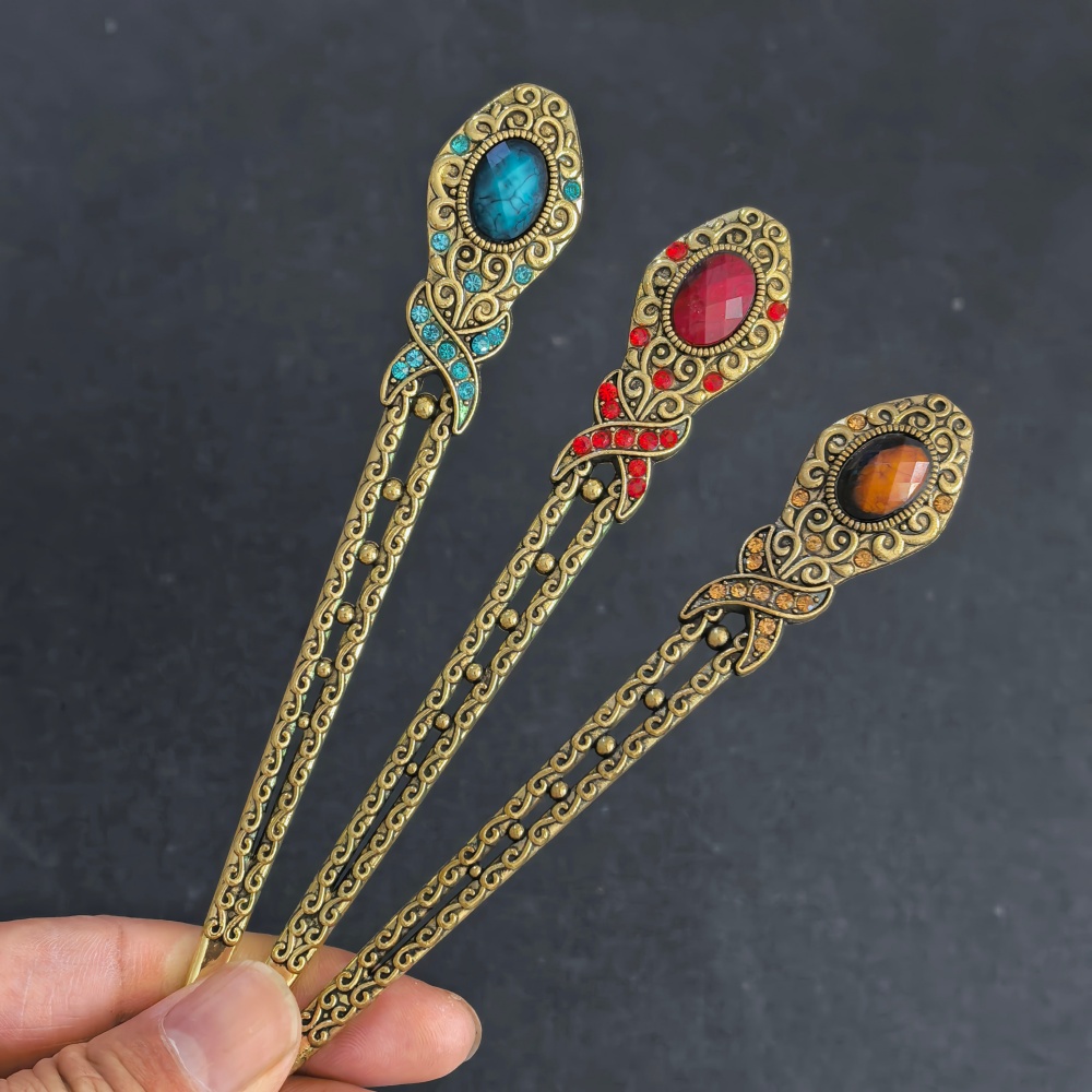 Paus de Cabelo de Metal Vintag - Hanbok Hair Pin avaliação e preço