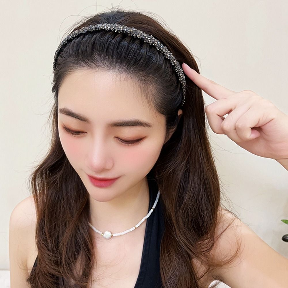 Headband de strass plástico, b - Korean Lifestyle avaliação e preço