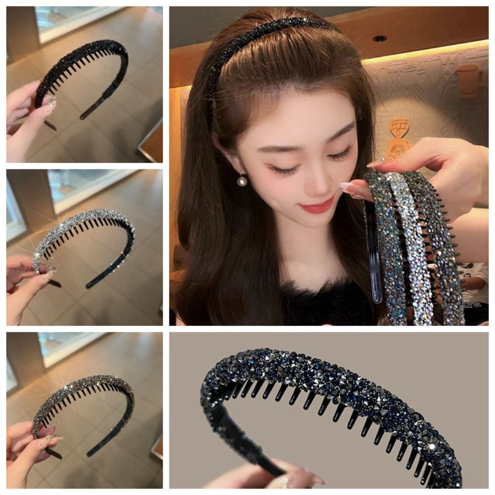 Headband de strass plástico, b - Korean Lifestyle avaliação e preço