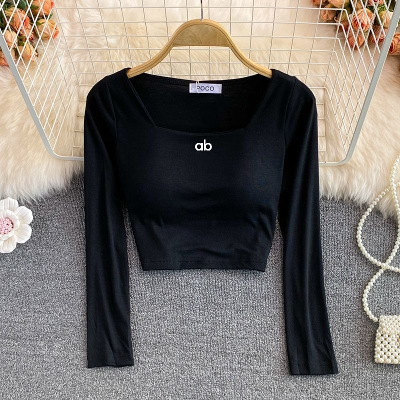 Camiseta feminina de manga com - Korean Lifestyle avaliação e preço