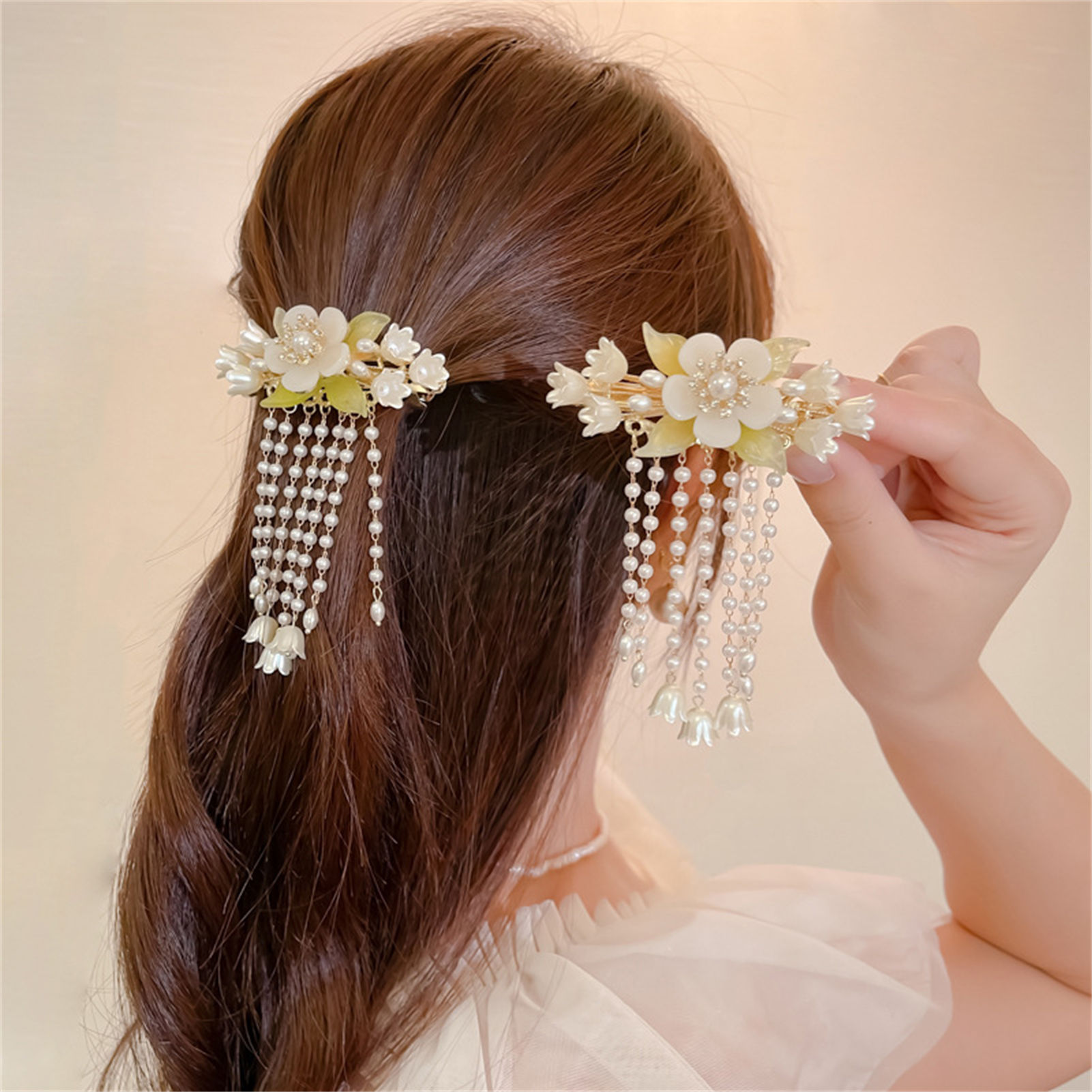 Grampo de cabelo com borla de  - Hanbok Hair Pin avaliação e preço