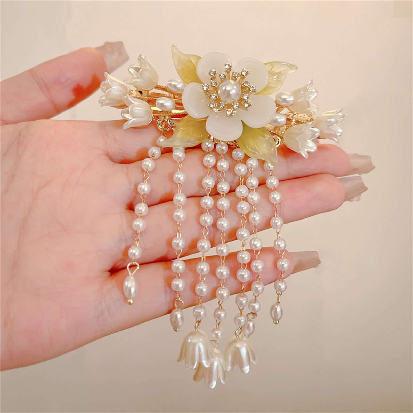 Grampo de cabelo com borla de  - Hanbok Hair Pin avaliação e preço