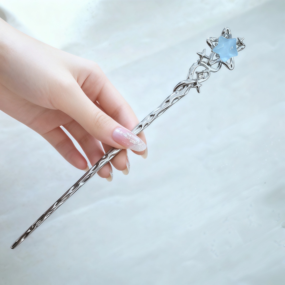 Paus de Cabelo de Liga Metálic - Hanbok Hair Pin avaliação e preço