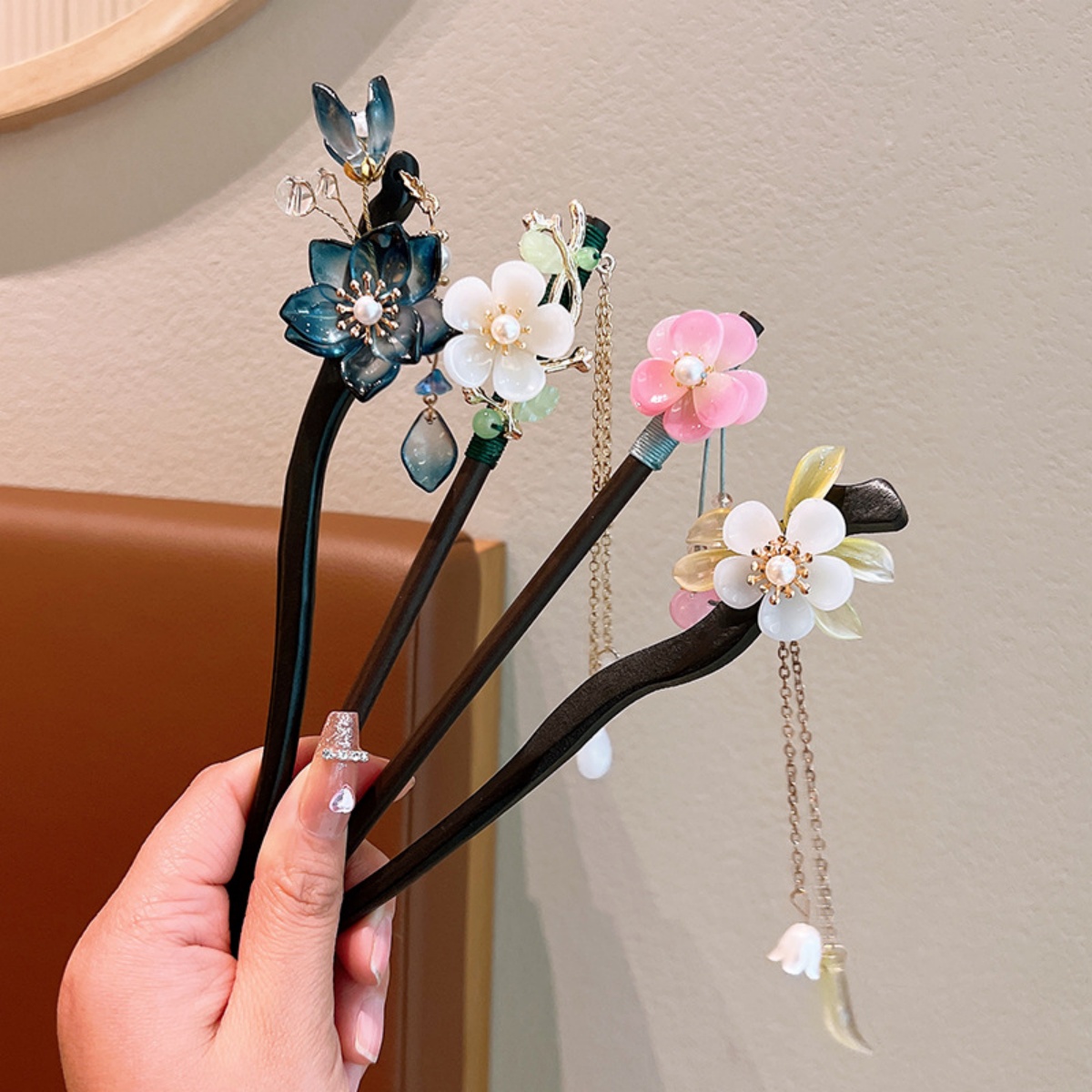 Grampo de cabelo de madeira co - Hanbok Hair Pin avaliação e preço